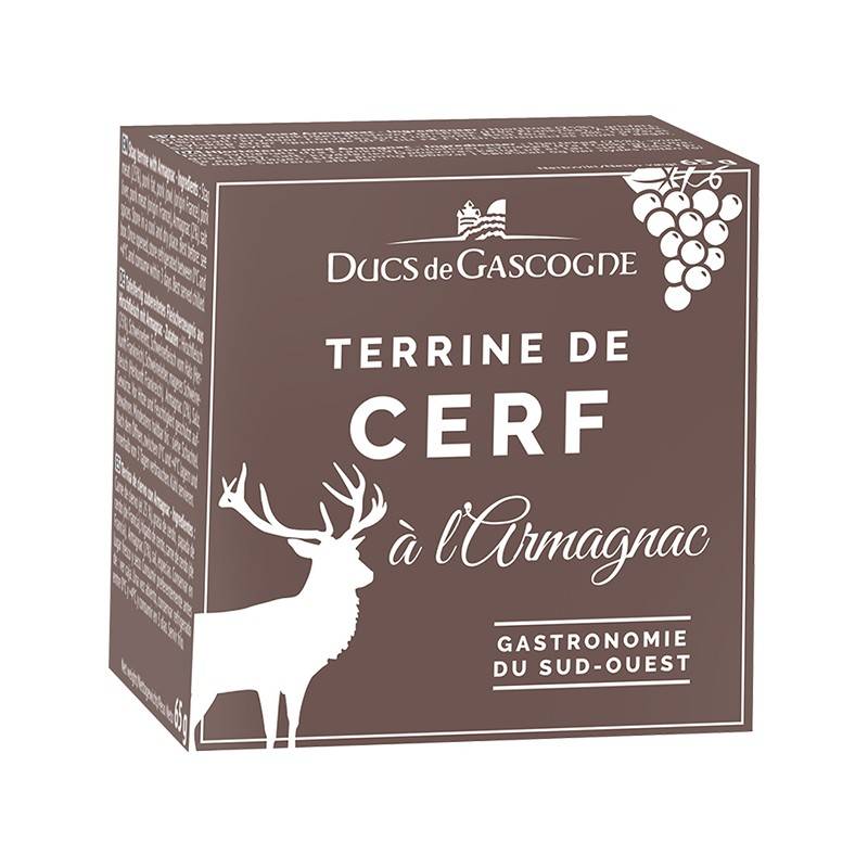 Ducs de Gascogne Stag Terrine w/Armagnac 65g / Terrine de Cerf a L