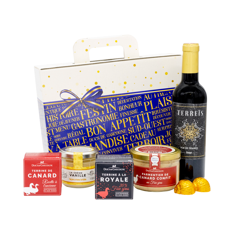 Coffret gourmand voyage des papilles