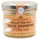 Rillettes aux deux saumons et citron confit 90g