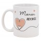 Mug en céramique Maman Adorée (8x9.5cm)